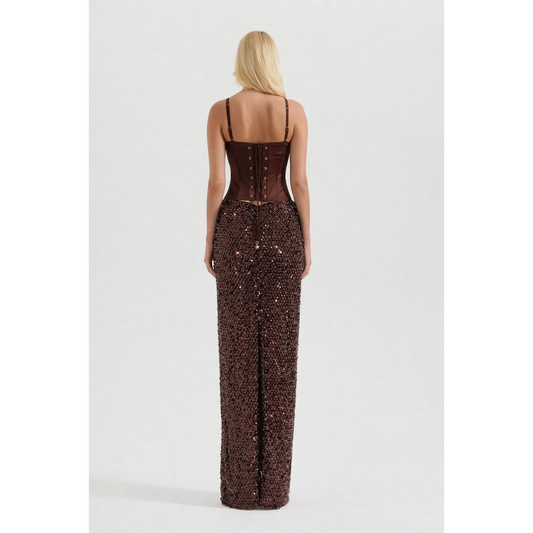 Cheyne Top Crystal Quartz Skirt