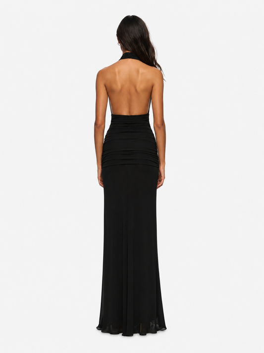 Cassis Drape Maxi