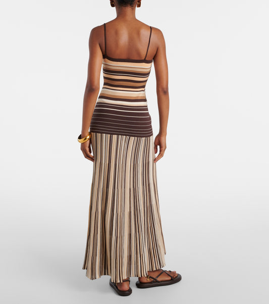 Esenia Stiped Knit Dress