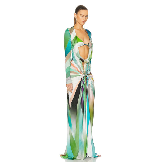 Lonny Sun Ray Printed Maxi