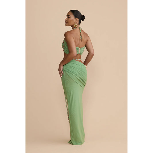 Ilia Skirt & Emara Crop Set Sage