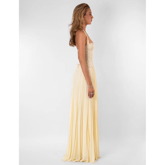 Gaia Dress Butter Yellow