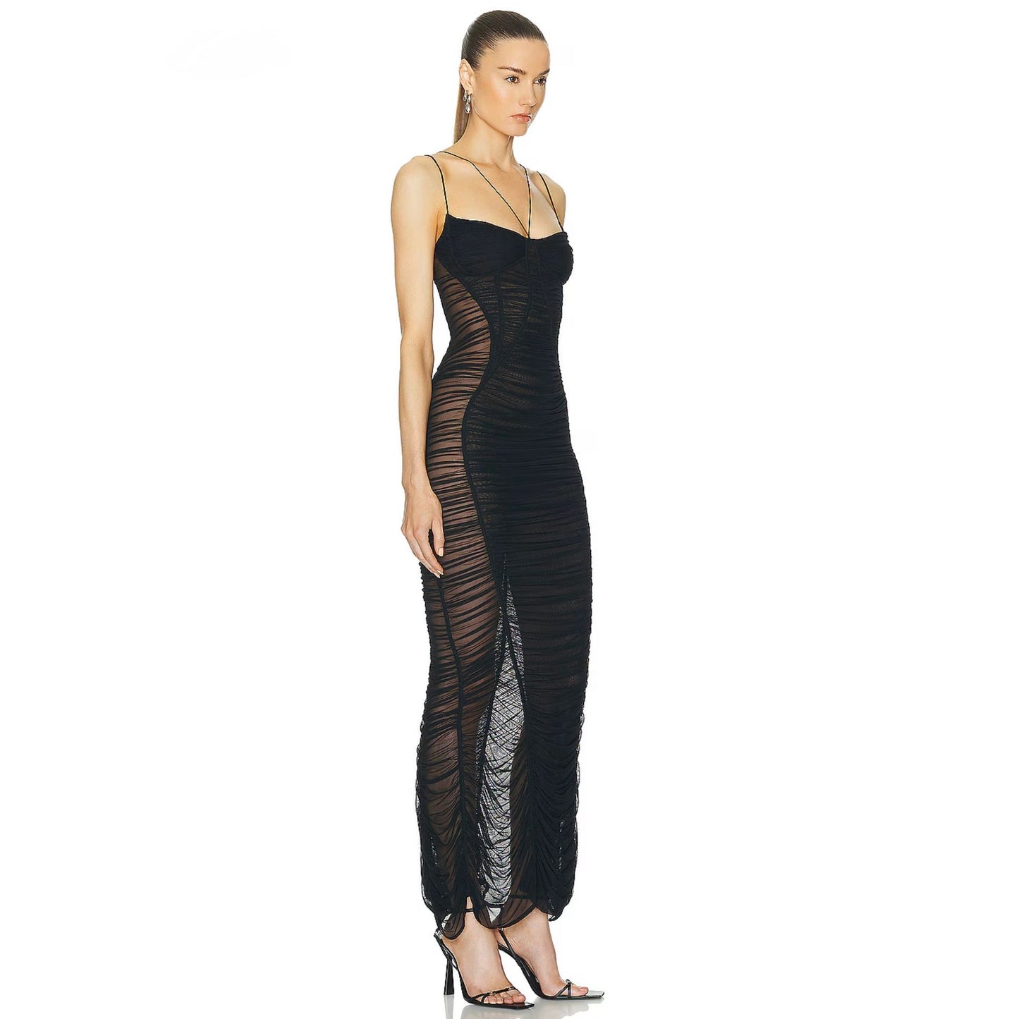 Mesh Fitted Dress