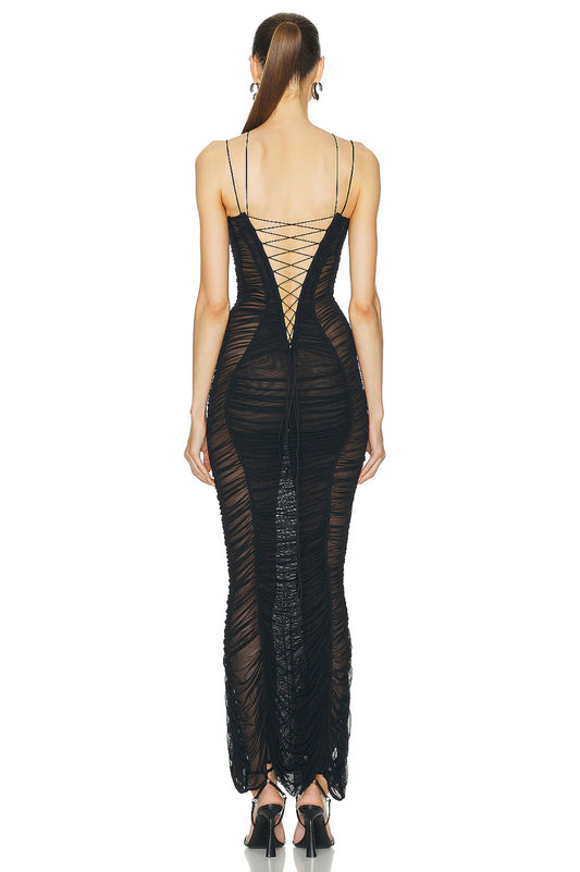 Mesh Fitted Dress