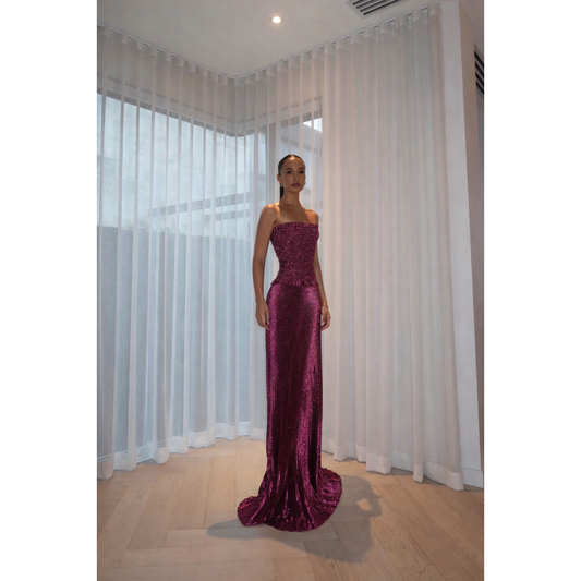 Maya Gown Sangria XS