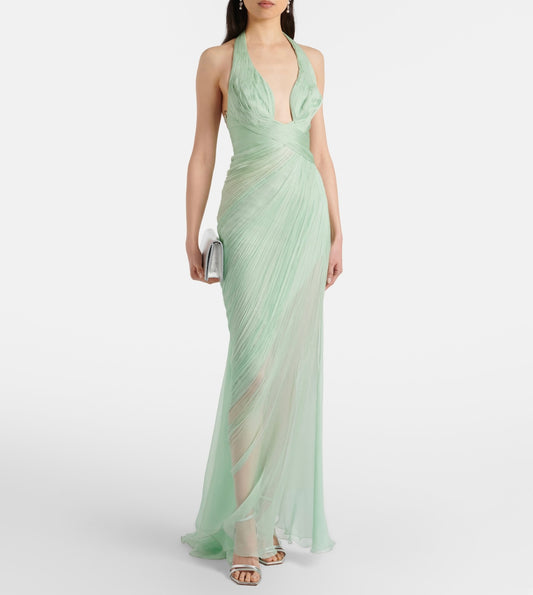 Milgros Seafoam Gown