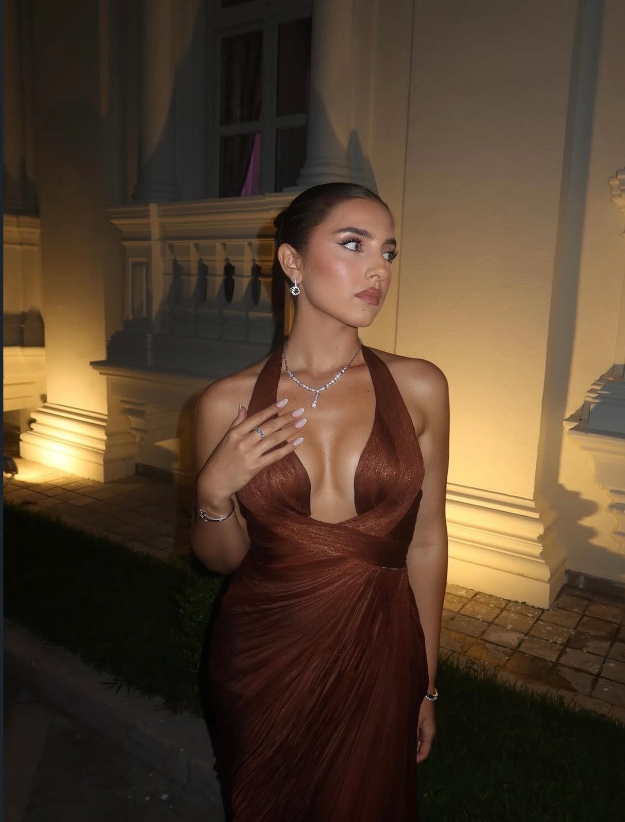 Milgros Brown Gown