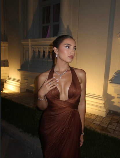 Milgros Brown Gown