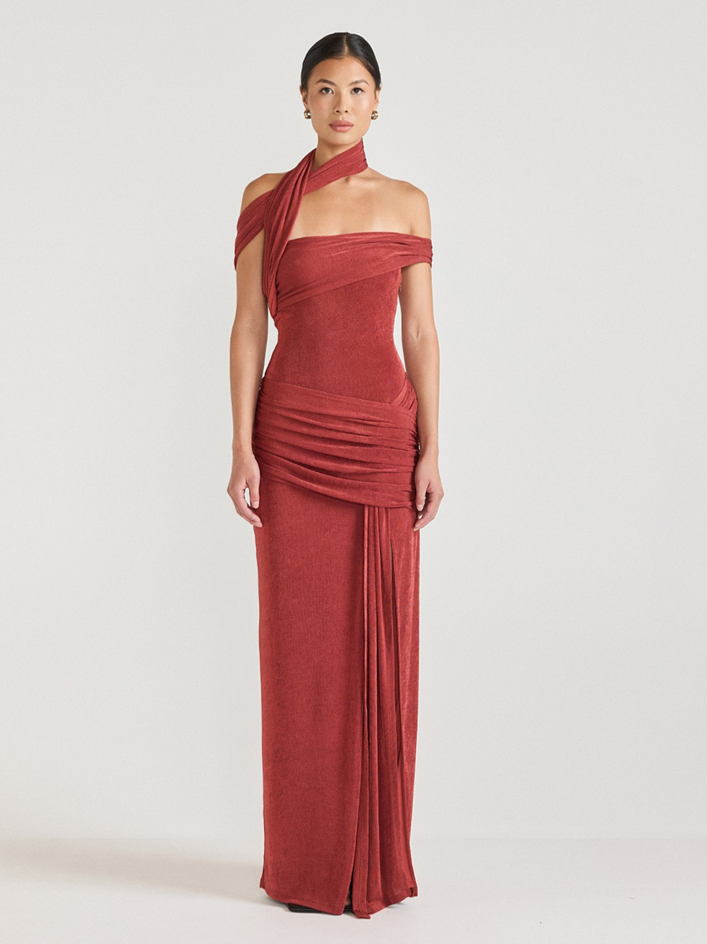 Addonia Dress Sangria