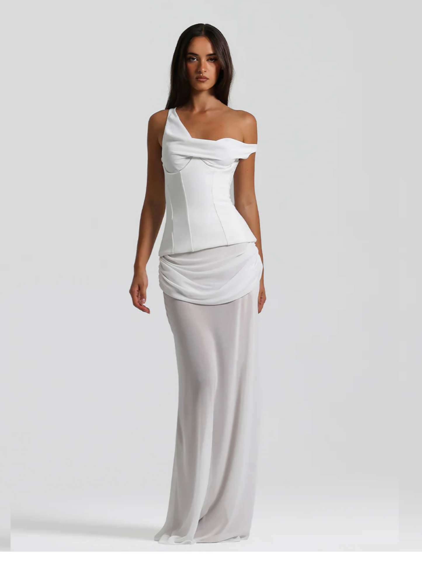 Cadence Gown White