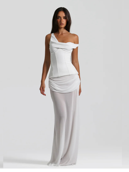 Cadence Gown White