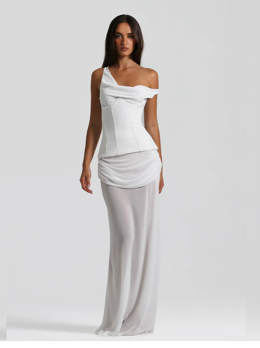 Cadence Gown White