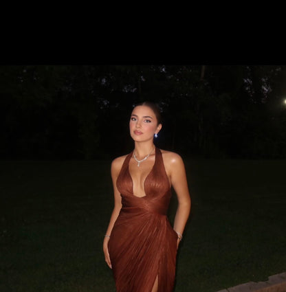 Milgros Brown Gown
