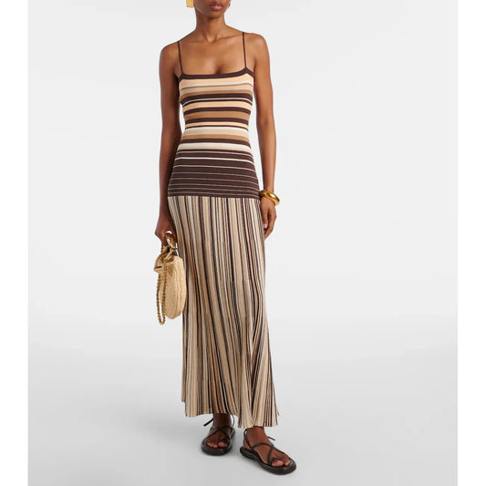 Esenia Stiped Knit Dress