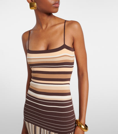 Esenia Stiped Knit Dress
