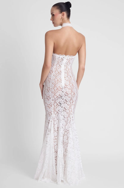 Saltair Lace Bustier Maxi