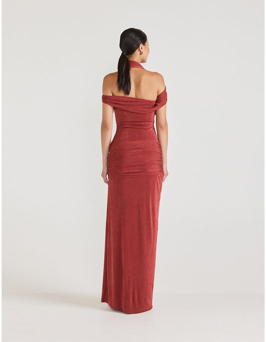 Addonia Dress Sangria