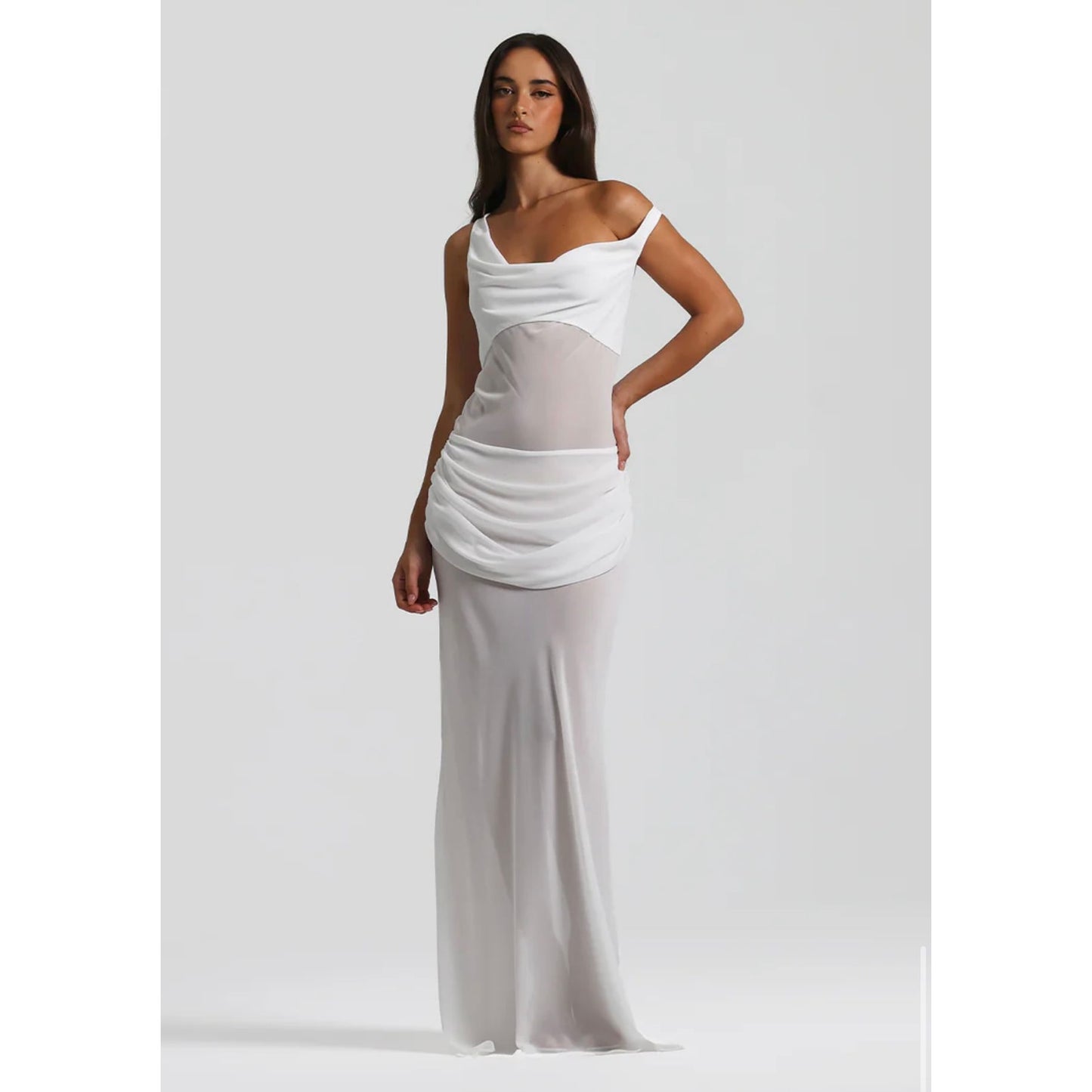 Cadence Gown White
