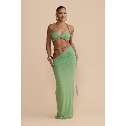 Ilia Skirt & Emara Crop Set Sage