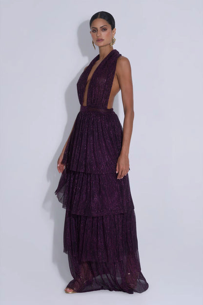 Nammos Plum Moonlight Gown