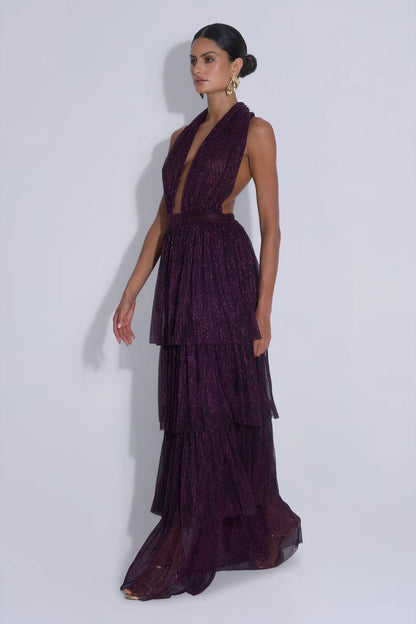 Nammos Plum Moonlight Gown