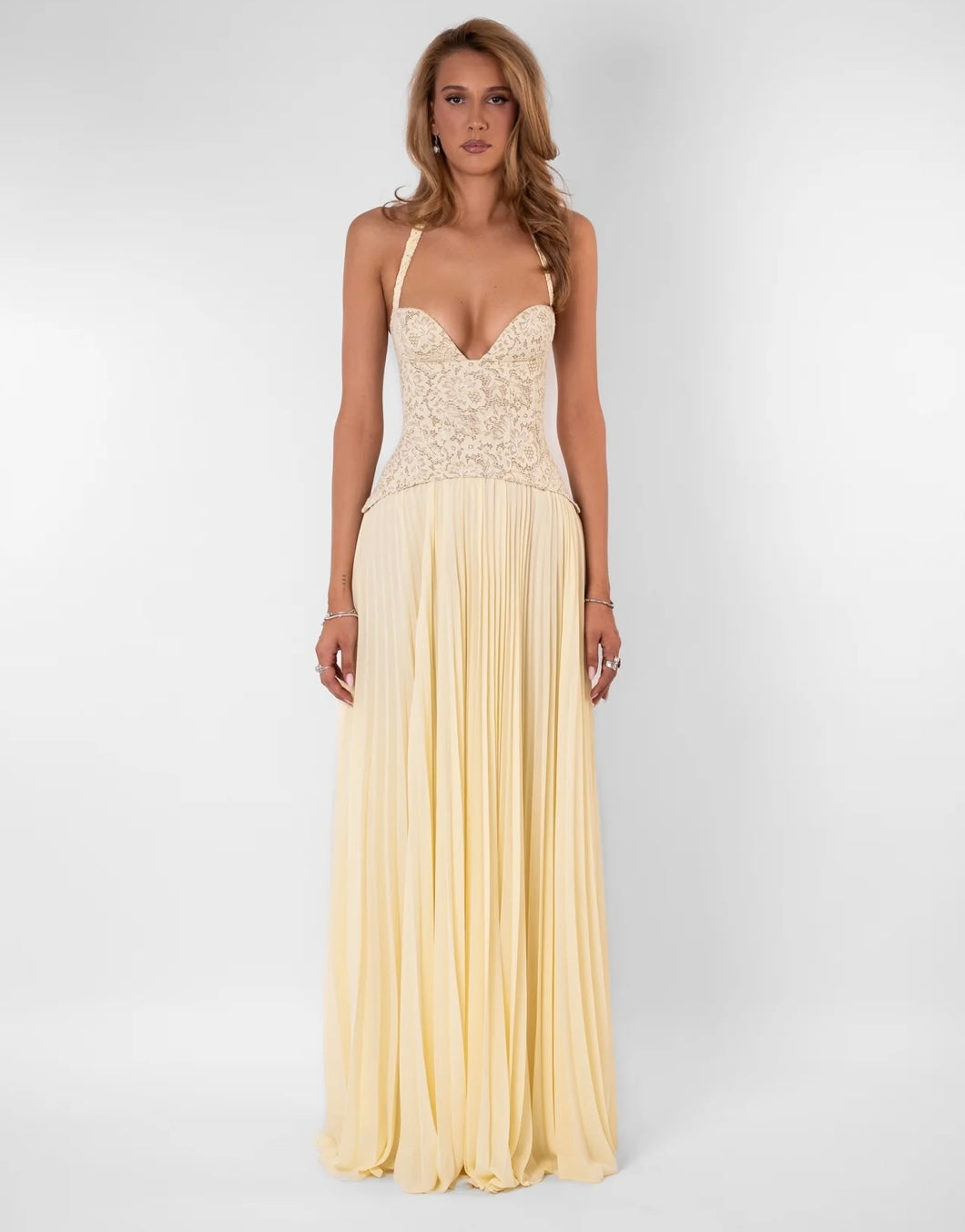 Gaia Dress Butter Yellow