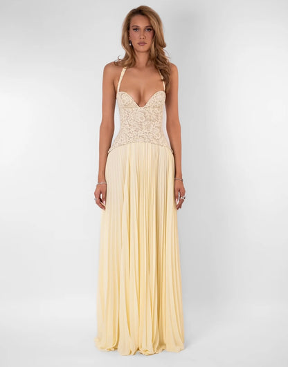 Gaia Dress Butter Yellow