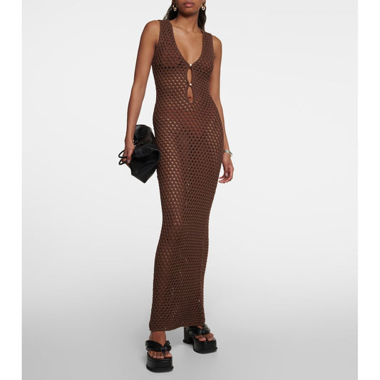 Crochet Chocolate Dress