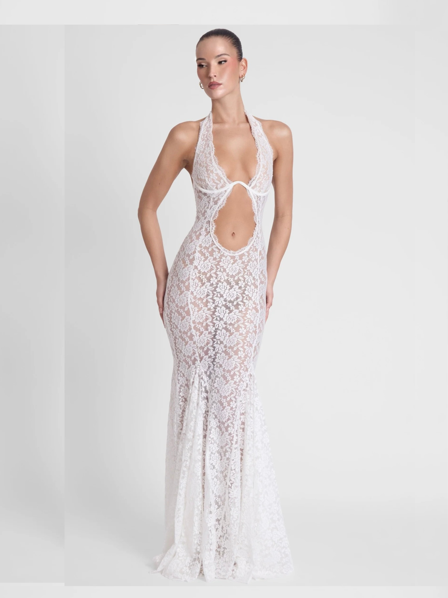 Saltair Lace Bustier Maxi