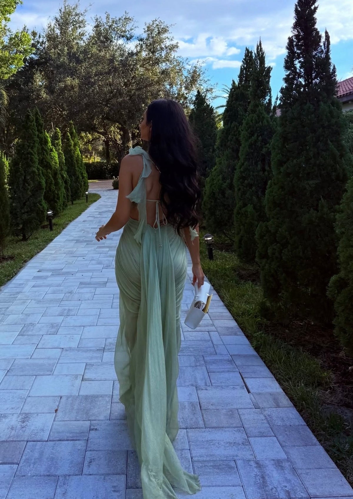 Letitia Aqua Gown