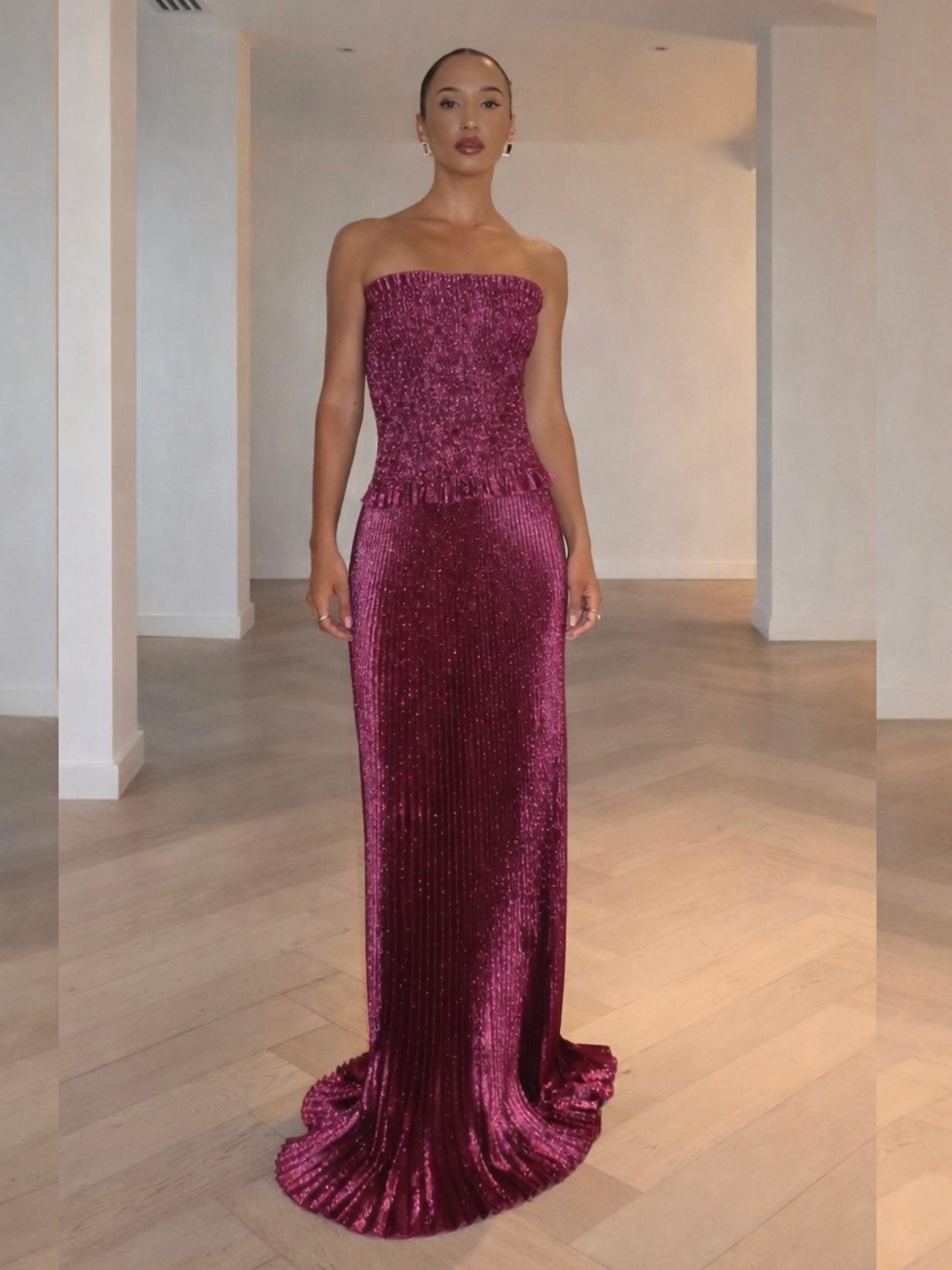 Maya Gown Sangria