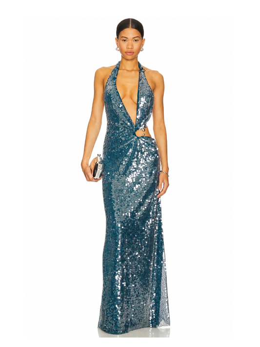 Devon Sequin Teal