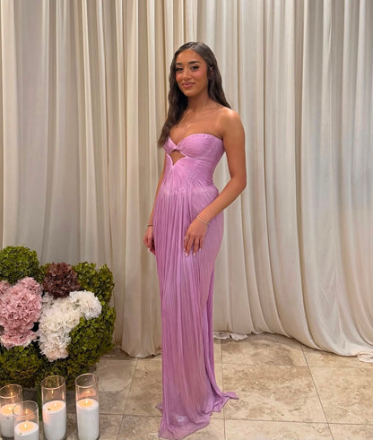 Stephanie Silk Bustier Gown