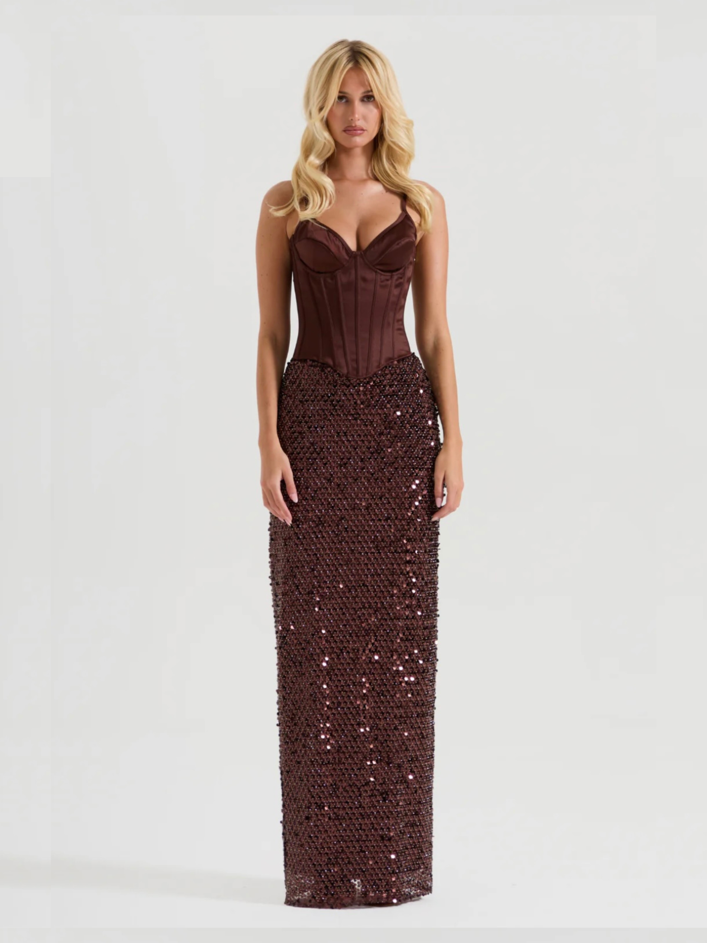 Cheyne Top Crystal Quartz Skirt