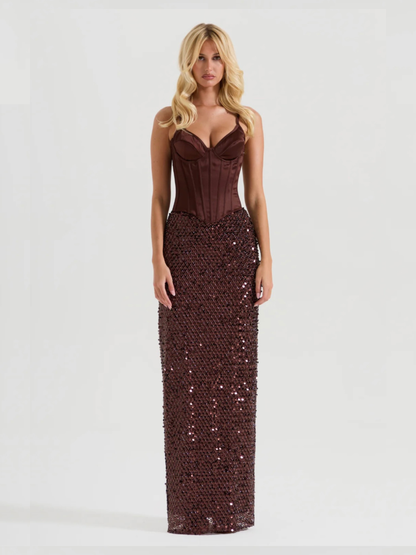 Cheyne Top Crystal Quartz Skirt