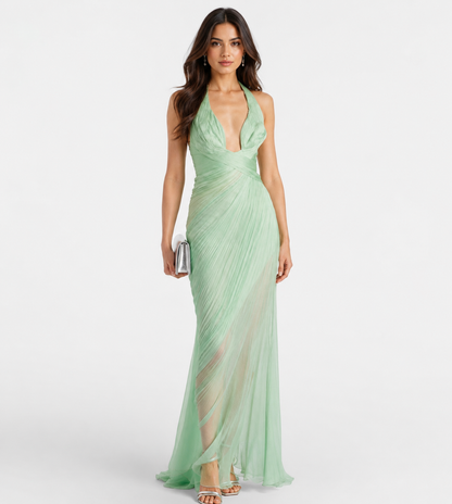 Milgros Seafoam Gown